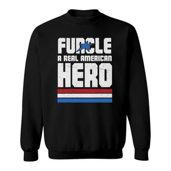 Veteran 365 Funcle Real American Hero Tee Father's Day Uncle Sweatshirt | Mazezy