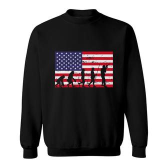 Veteran Evolution American Flag Proud Gift Sweatshirt - Thegiftio UK
