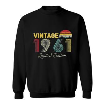 Vintage 1961 Funny 60th Birthday Vintage Sweatshirt - Thegiftio UK