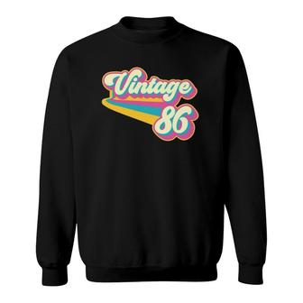 Vintage 1986 36Th Birthday Sweatshirt | Mazezy