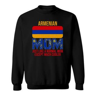 Vintage Armenian Mom Armenia Flag Design For Mother's Day Sweatshirt | Mazezy