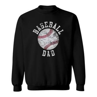 Vintage Baseball Dad Baseball Ball Sweatshirt | Mazezy CA
