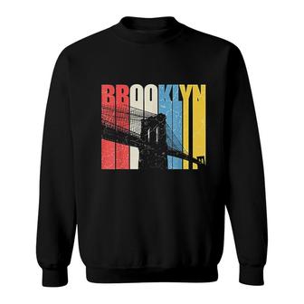 Vintage Brooklyn New York Skyline Retro Sweatshirt - Thegiftio UK