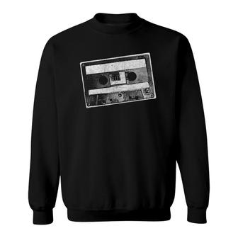 Vintage Cassette Tape Cool Trendy Retro Gift Sweatshirt | Mazezy