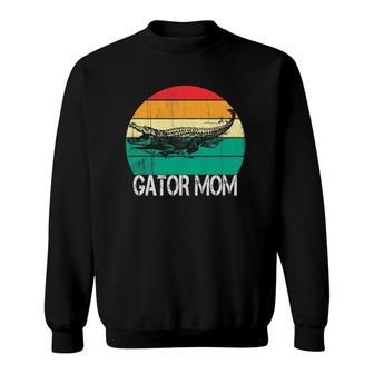 Vintage Gator Mom Reptile Alligator Mother Sweatshirt | Mazezy