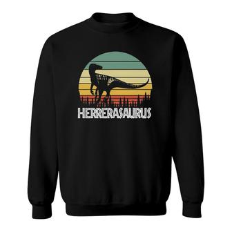 Vintage Herrerasaurus Dinosaur Lover Sweatshirt | Mazezy