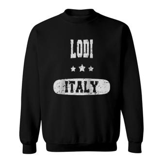 Vintage Lodi, Italy Sweatshirt | Mazezy