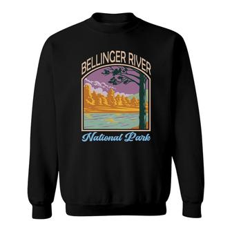Vintage Retro Bellinger River National Park Travel Adventure Sweatshirt - Thegiftio