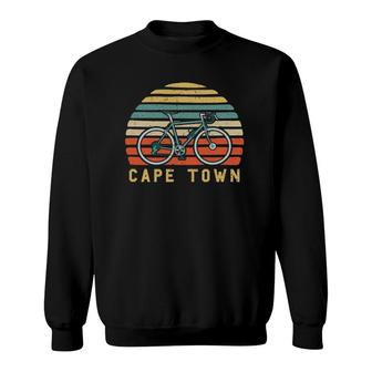Vintage Retro Bike Cape Town South Africa Cyclist Sweatshirt | Mazezy