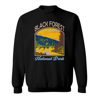 Vintage Retro Black Forest National Park Travel Adventure Sweatshirt - Thegiftio