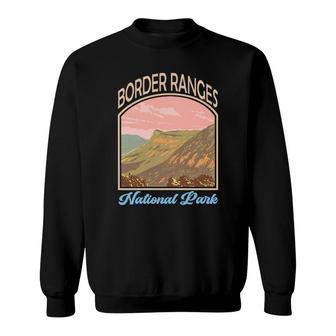 Vintage Retro Border Ranges National Park Travel Adventure Sweatshirt - Thegiftio