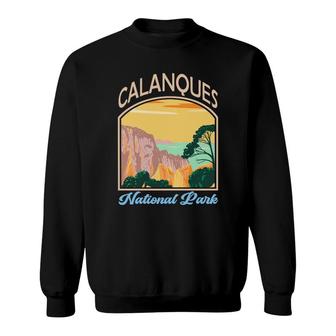 Vintage Retro Calanques National Park Travel Adventure Sweatshirt - Thegiftio