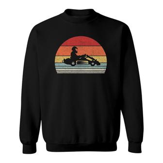 Vintage Retro Go Kart Driver Racing Gift Go Karting Sweatshirt | Mazezy