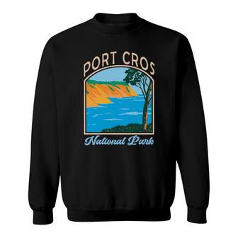 Vintage Retro Port Cros National Park Travel Adventure Sweatshirt - Thegiftio