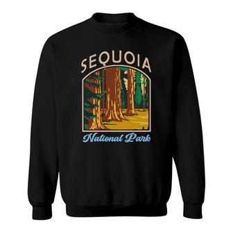 Vintage Retro Sequoia National Park Travel Adventure Sweatshirt - Thegiftio