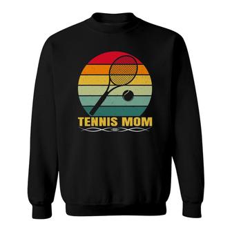 Vintage Tennis , Tennis Sports Lover Mom Mother's Day Sweatshirt | Mazezy