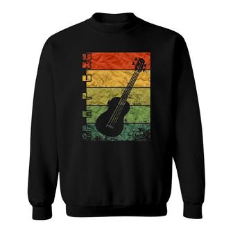 Vintage Ukulele Hawaiian Musician Uke Guitar Island Sweatshirt | Mazezy
