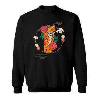 Vintage Year Of The Tiger 2022 Cool For Chinese New Year Sweatshirt | Mazezy