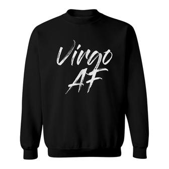 Virgo Af Zodiac Sign Sweatshirt | Mazezy