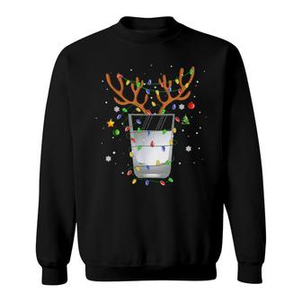 Vodka Reindeer Christmas Drinking Matching Family Sweatshirt | Mazezy