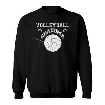 Volleyball Grandma Support Best Grandma Ever Sweatshirt | Mazezy