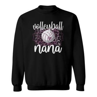 Volleyball Nana Grandma Of Volleyball Player Nana Sweatshirt | Mazezy