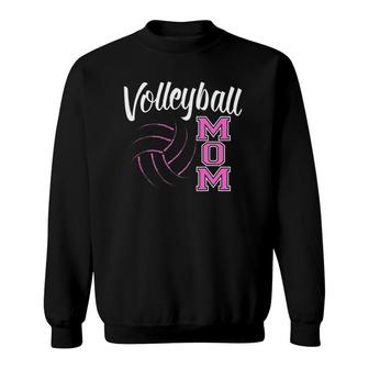 Volleyball S For Women Volleyball Mom Sweatshirt | Mazezy