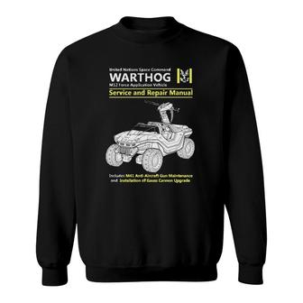 Warthog Service And Repair Manual Sweatshirt | Mazezy