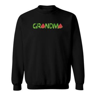 Watermelon Funny Grandma Sweatshirt | Mazezy