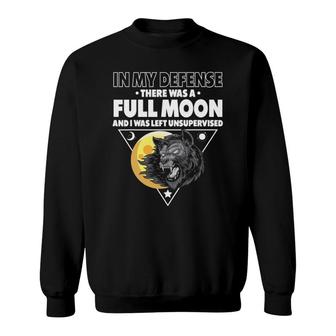 Werewolf Full Moon Werewolf Sweatshirt | Mazezy