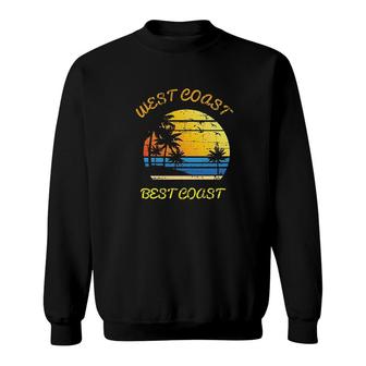 West Coast Best Coast Sweatshirt | Mazezy
