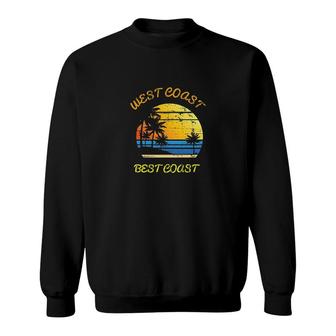 West Coast Best Coast Sweatshirt | Mazezy