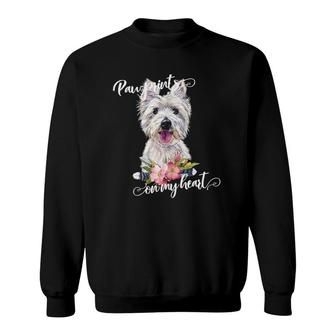 West Highland Terrier Westie Dog Lover Dog Mom Art Sweatshirt | Mazezy
