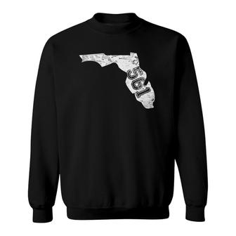 West Palm Beach Boca Raton Area Code 561 Florida Gift Sweatshirt | Mazezy