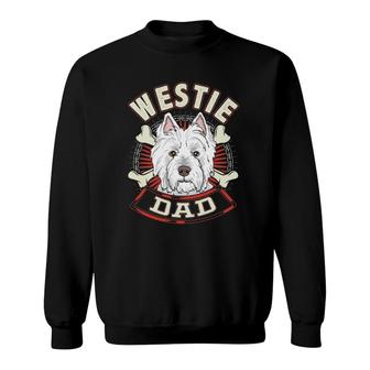 Westie Dad Father's Day Gift Sweatshirt | Mazezy