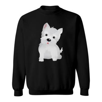 Westie West Highland Terrier Mama Dogs Gift Sweatshirt | Mazezy