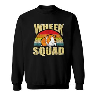 Wheek Squad Retro Guinea Pig Sweatshirt | Mazezy