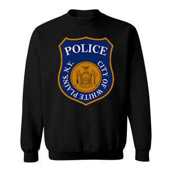 White Plains Police Department Sweatshirt | Mazezy