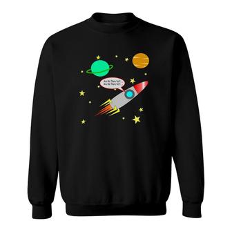 Wickedly Wise Designs Are We There Yet Sweatshirt | Mazezy
