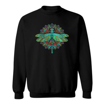 Wildlife Insect Animal Lover Hippie Gift Nature Dragonfly Sweatshirt | Mazezy