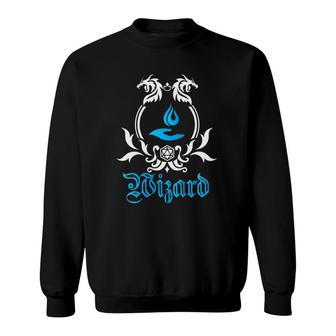 Wizard Class Tabletop Dungeons And Rpg Dragons Sweatshirt | Mazezy
