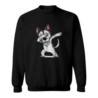 Wolf Dabbing Sweatshirt | Mazezy
