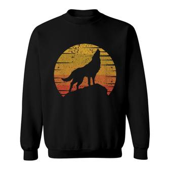 Wolf Vintage Sweatshirt | Mazezy