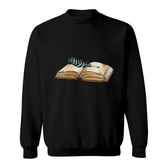 Womens Bookmarks Are For Quitters Book Book Nerd Sweatshirt | Mazezy