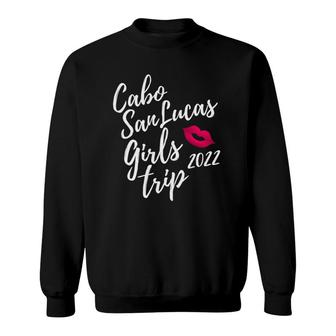 Womens Cabo San Lucas Girls Trip 2022 Fun Matching Mexico Vacation Sweatshirt | Mazezy