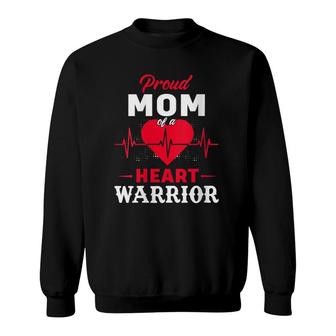 Womens Congenital Heart Defect Warrior Chd Awareness Mom Gift V-Neck Sweatshirt | Mazezy