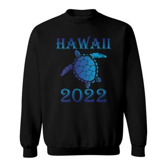 Womens Hawaii Spring Break 2022 Sea Turtle Family Vacation Souvenir Sweatshirt - Thegiftio