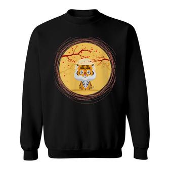 Womens Lucky Red Envelope Happy New Year 2022 Year Of The Tiger Sweatshirt | Mazezy