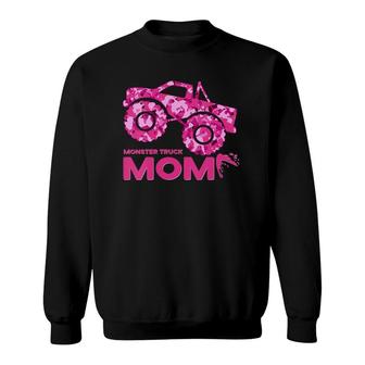 Womens Monster Truck Mom Sweatshirt | Mazezy