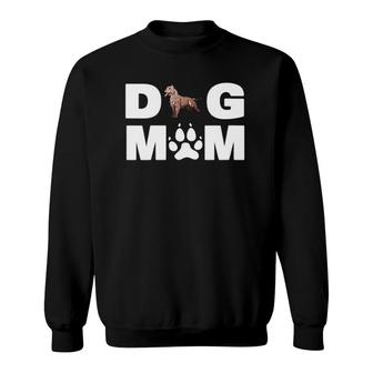 Womens Pitbull For Dog Mom Mother's Day Gift V-Neck Sweatshirt | Mazezy